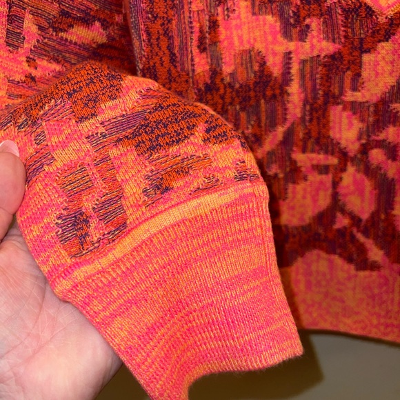 Anthropologie Pink Abstract Knit Dolman Top XS NWT - Picture 6 of 12